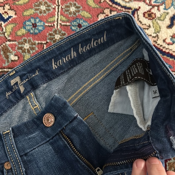 Like New 7 For All Mankind Karah Bootcut Jeans - Picture 4 of 4